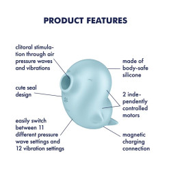 Sassy Seal Succionador de Clitoris con Vibracion