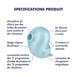 Sassy Seal Succionador de Clitoris con Vibracion