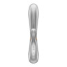 Hot Lover Vibrador Efecto Calor con APP Plata y Champagne