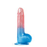 Dildo Dazzle Studs 75 Rosa y Azul