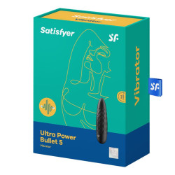 Ultra Power Bullet 5 Bala Vibradora Negra