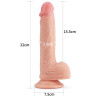 Dildo Nature 85 Silicona Liquida Natural